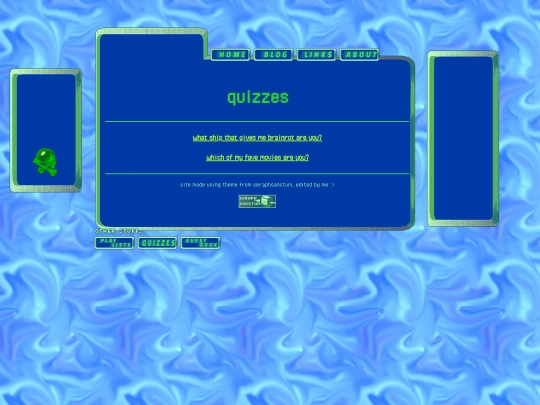 quizzes screenshot