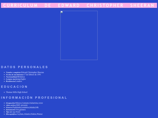curriculum screenshot