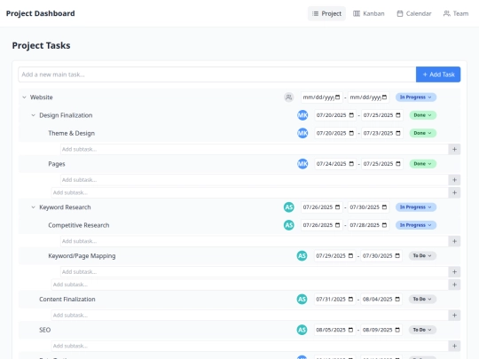 index screenshot