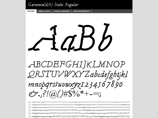 assetsclutter/webfontkit-20251105-113613/garamondt-italic-demo screenshot