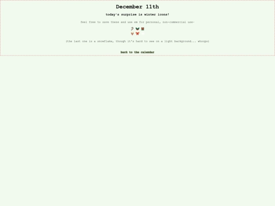 advent/dec11 screenshot