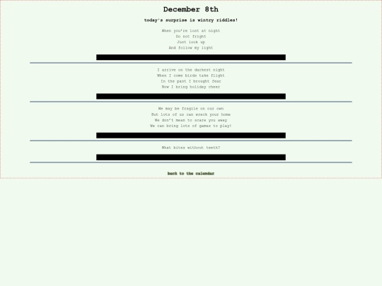 advent/dec8 screenshot
