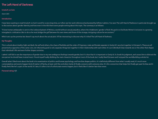 books/lefthandofdarkness screenshot