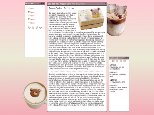 layouts/bearcafeonline screenshot
