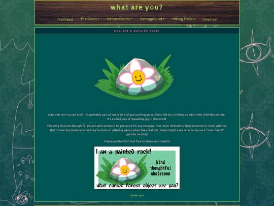quiz/paintedrock screenshot
