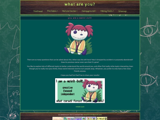 quiz/weirddoll screenshot