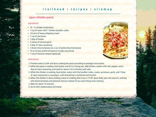 recipes/cjnchicken screenshot