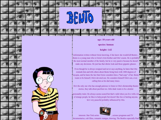 Bentoinfo screenshot