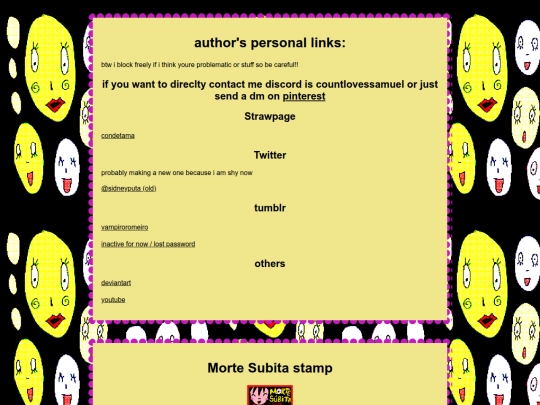 Links screenshot