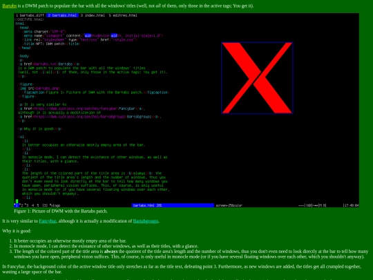 unix/bartabs screenshot