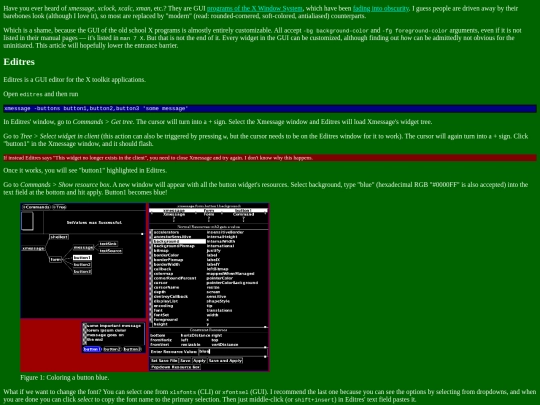 unix/editres screenshot