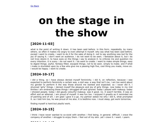 onthestageintheshow screenshot