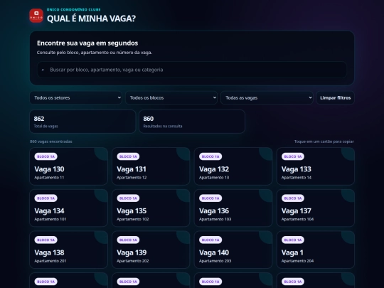 vagas screenshot