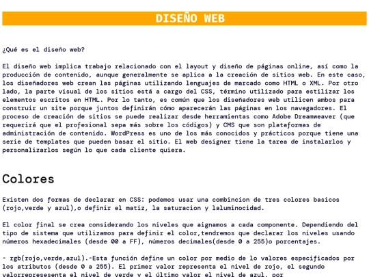 DISEÑO WEB screenshot