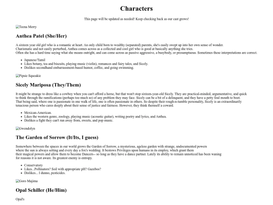 characters screenshot