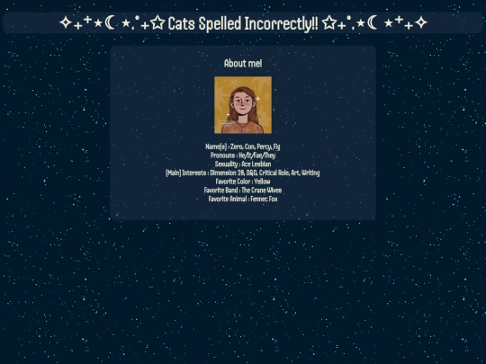 aboutme screenshot