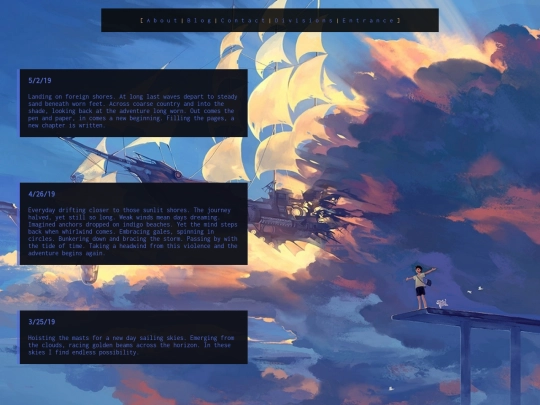 blog screenshot