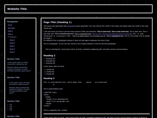 Blog/Test_page screenshot