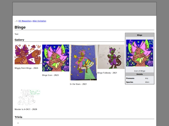 OC_repository/Alien_Invitation/Binge screenshot