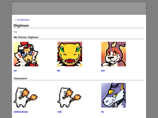 OC_repository/Digimon screenshot
