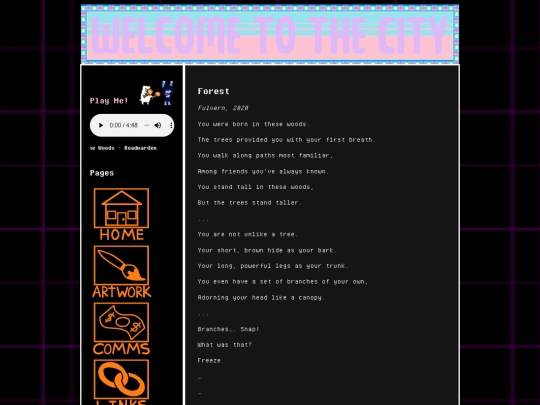 Writing/Forest screenshot