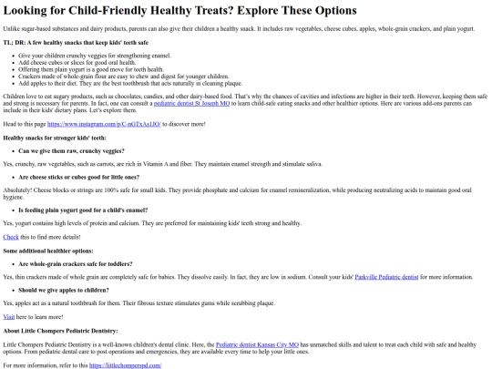 LookingforChild-FriendlyHealthyTreatsExploreTheseOptions screenshot