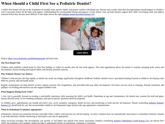 WhenShouldaChildFirstSeeaPediatricDentist screenshot