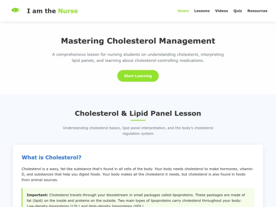 lipids screenshot