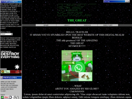 index screenshot