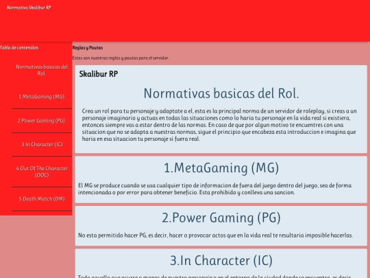 SkaliburRP_Normativas screenshot