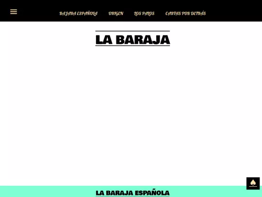WEB DE LA BARAJA screenshot