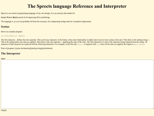 interpreter screenshot