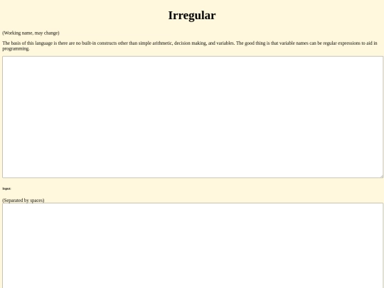 irregular screenshot