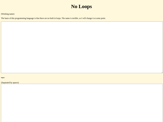 noLoops screenshot