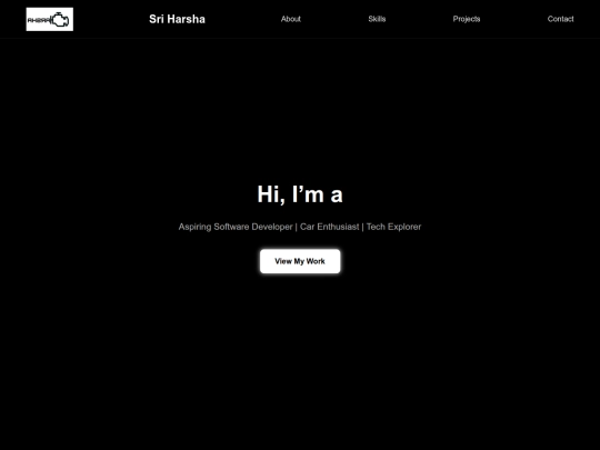SRI HARSHA-PORTFOLIO screenshot