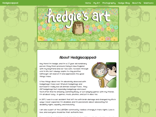 aboutme screenshot