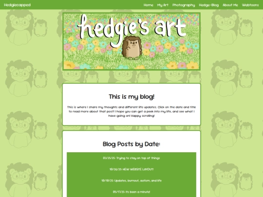 blog screenshot