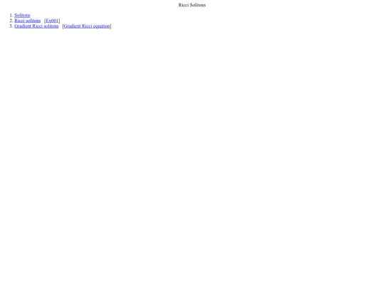 Flows/RicciSoliton/RicciSoliton000 screenshot