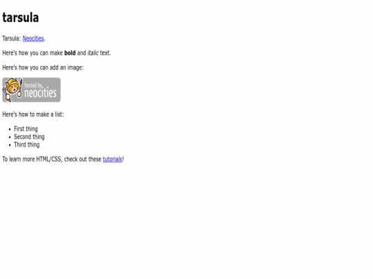 index screenshot