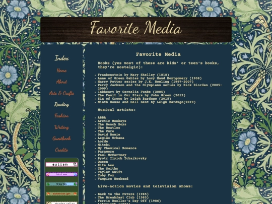 favorites screenshot