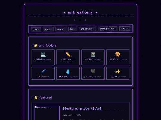 artgallery screenshot