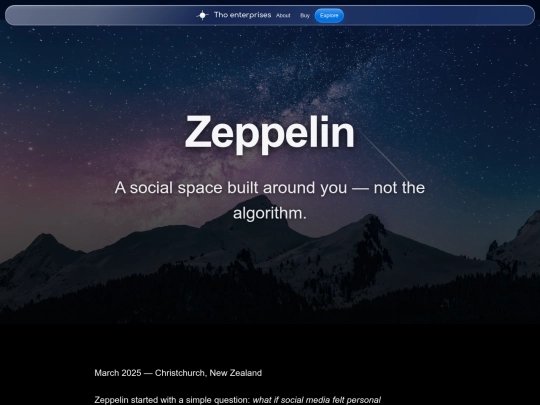 blog/zeppelin screenshot