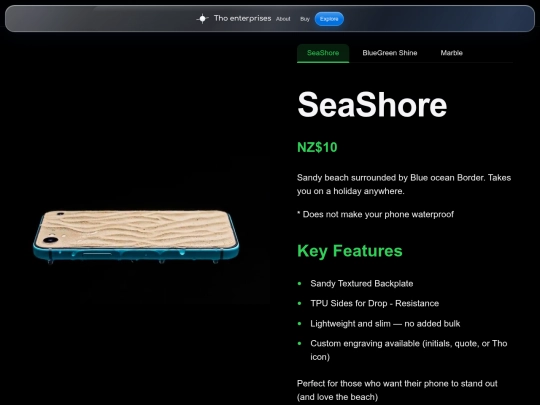 buy/models screenshot