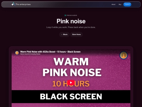 store/noise/pink screenshot