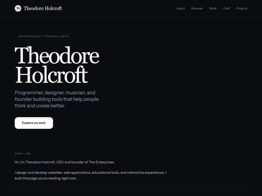 theodoreholcroft screenshot