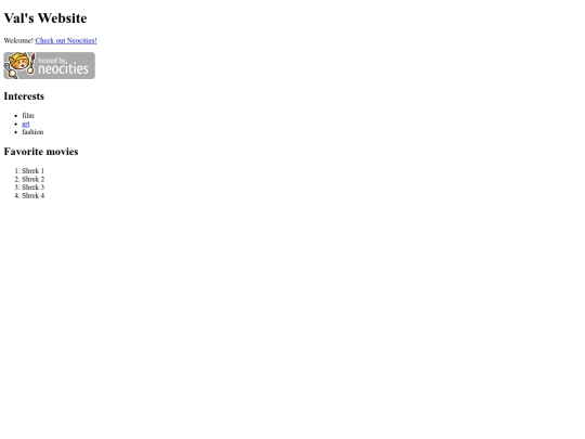 index screenshot