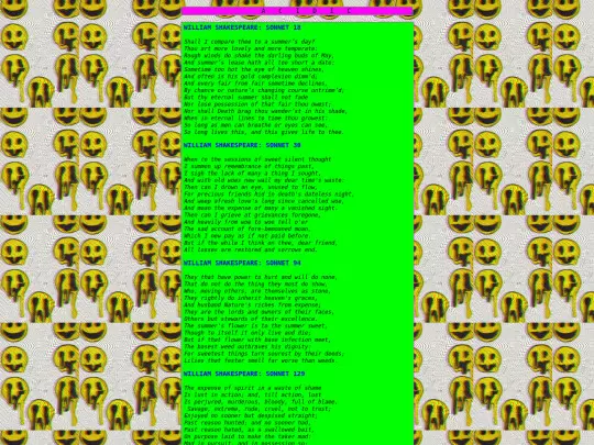 poetry screenshot