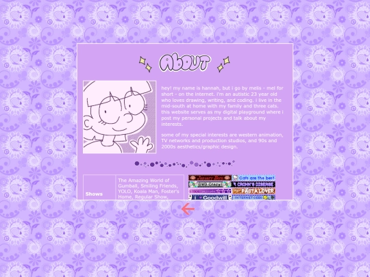 mels-place/about screenshot