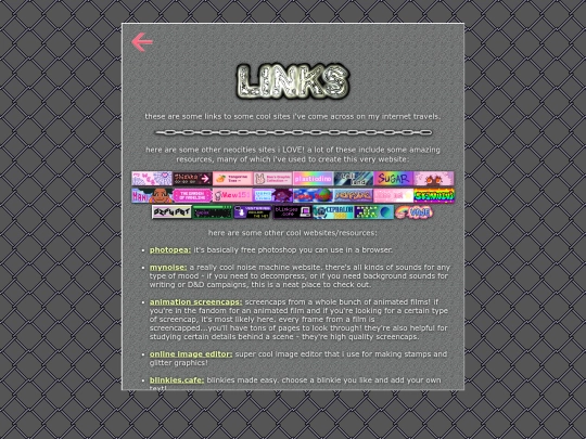 mels-place/links screenshot