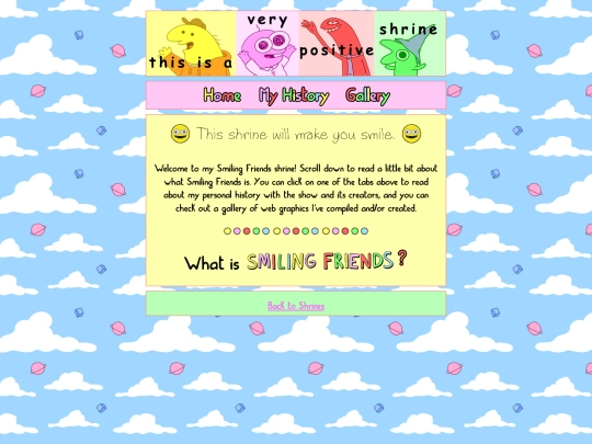 mels-place/shrines/smilingfriends screenshot